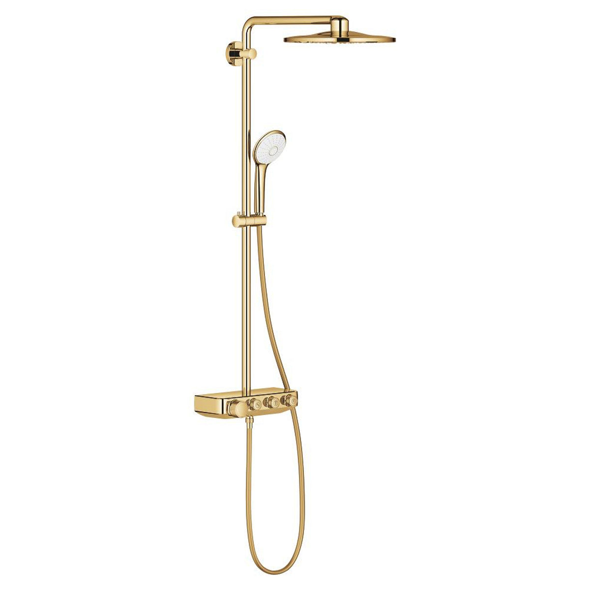 Grohe Euphoria SmartControl 310 Duo Duş Sistemi, Duvara Monte, Termostatik Bataryalı Duş Kolonu, Altın - Ürün Görseli