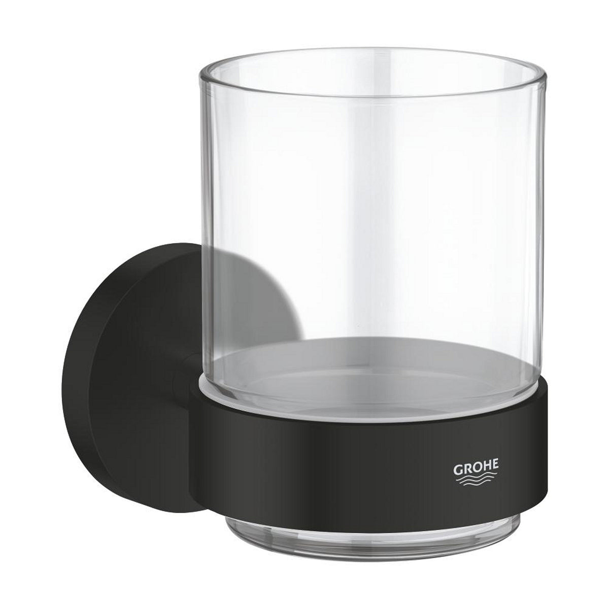 Grohe Essentials Cam Diş Fırçalığı, Mat Siyah - Ürün Görseli