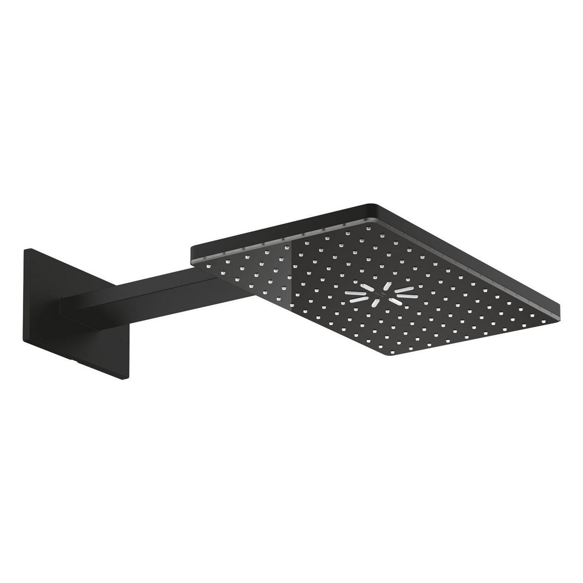 Grohe Rainshower Aqua Dikdörtgen Tepe Duşu Seti, 40x23 cm, 2 Akışlı, Hayalet Siyah - Ürün Görseli
