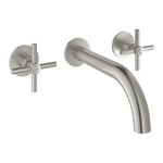 Grohe Atrio 3 Delikli Duvardan Ankastre Lavabo Bataryası (Sıva Üstü Grubu), Paslanmaz Çelik - Ürün Görseli