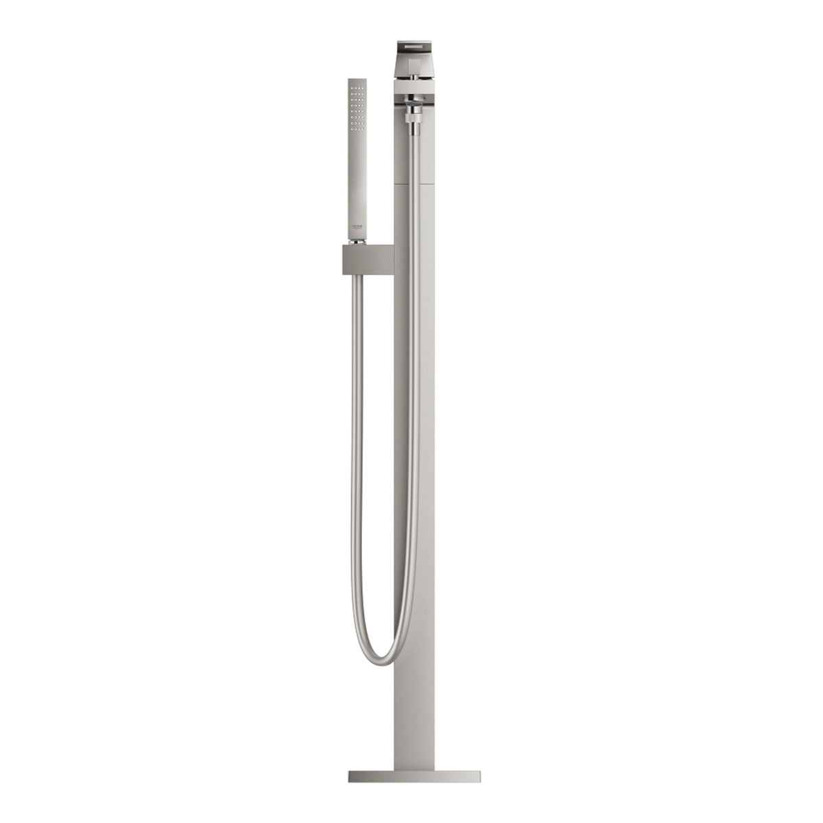 Grohe Eurocube Yerden Küvet Bataryası (Sıva Üstü Grubu), Paslanmaz Çelik - Ürün Görseli
