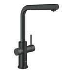 Grohe Blue Home Arıtmalı İçme Suyu ve Soda Yapan Spiralli Eviye Bataryası Seti, Kadife Siyah - Ürün Görseli