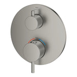 Grohe Atrio Termostatik Banyo/Duş Bataryası (Sıva Üstü Grubu), 2 Yollu, Saten Çelik - Ürün Görseli