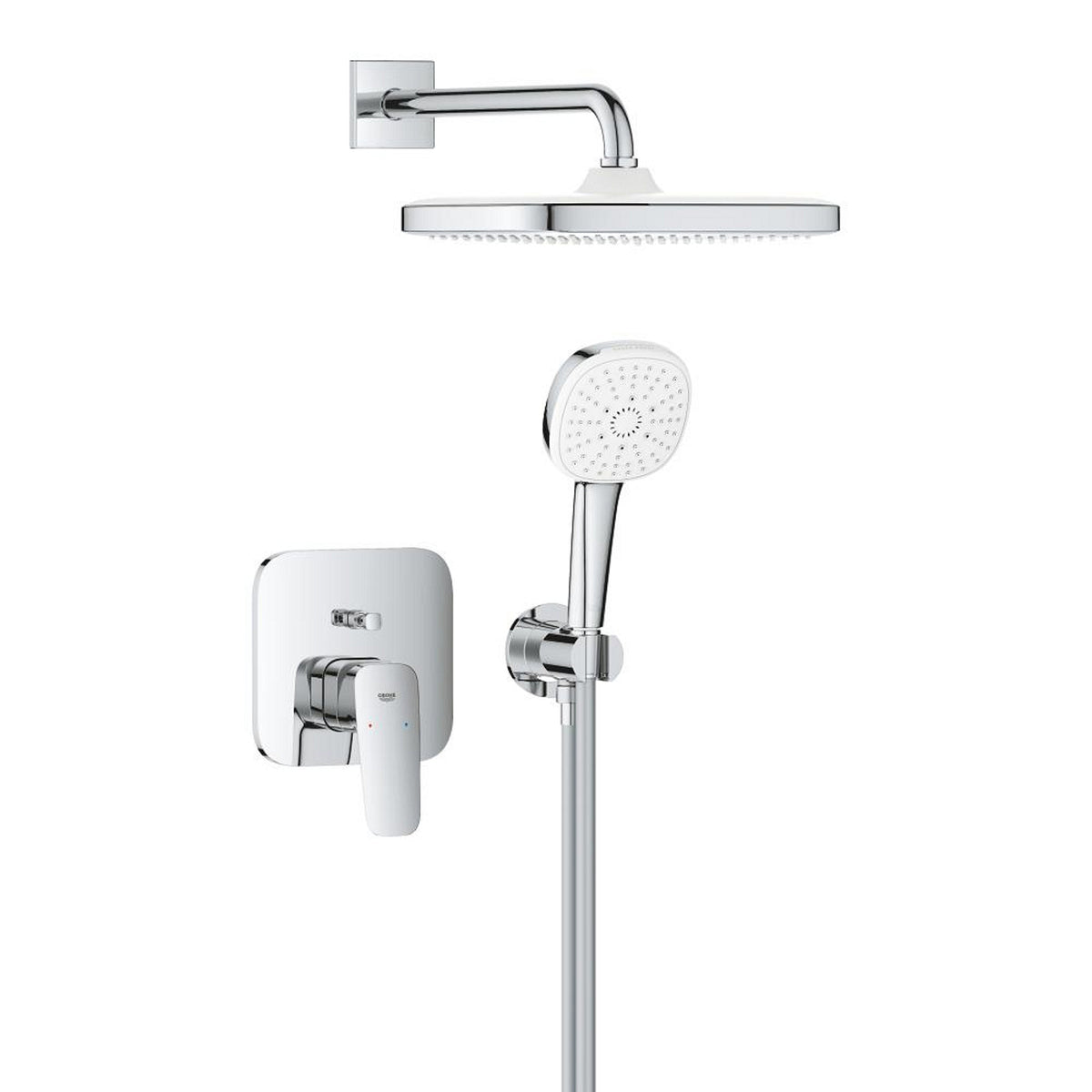 Grohe Cubeo Ankastre Banyo Bataryası, Tepe ve El Duşu Seti - Ürün Görseli