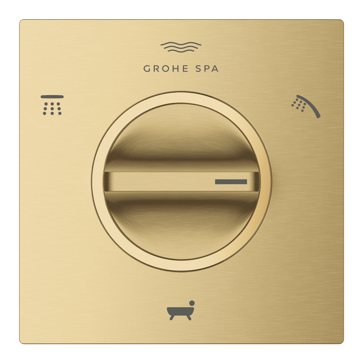 Grohe Allure 3 Yönlü Yönlendirici (Sıva Üstü Grubu), Fırçalı Altın - Ürün Görseli