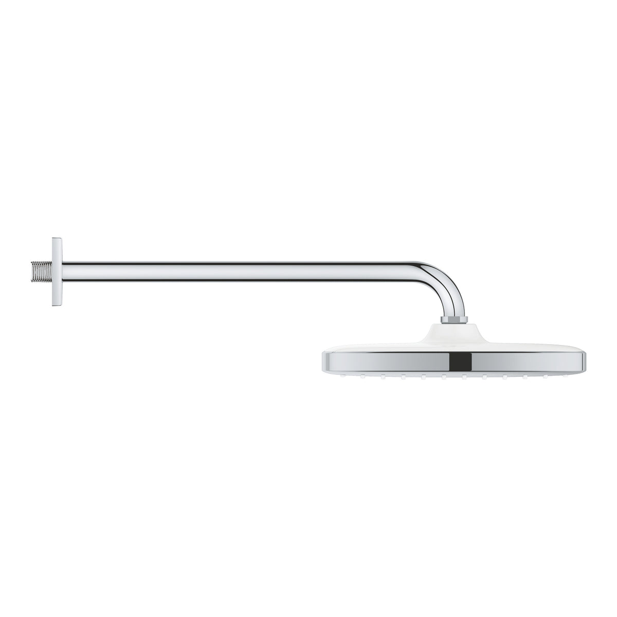 Grohe Tempesta 250 Kare Tepe Duşu Tek Akışlı, 25 cm (Duvardan Dirsek Dahil) Krom-Beyaz - Ürün Görseli