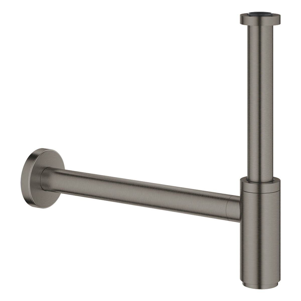 Grohe T-tipi Lavabo Sifonu, Fırçalı Sert Grafit - Ürün Görseli