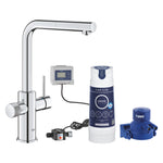 Grohe Blue Pure Minta Arıtmalı İçme Suyu ve Soda Yapan Professional Spiralli Eviye Bataryası Başlangıç Seti - Ürün Görseli