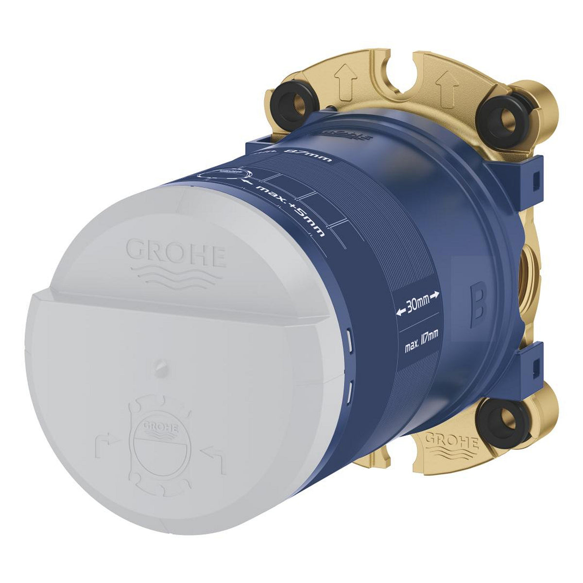 Grohe Rainshower Aqua Tepe Duşu, 2 Akışlı (Sıva Altı Grubu) - Ürün Görseli