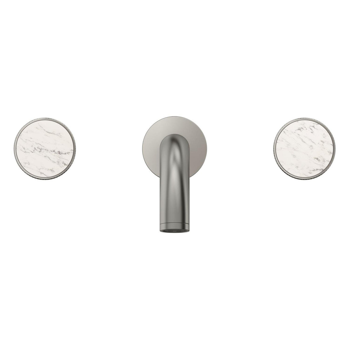 Grohe Atrio Private Collection 3 Delikli Ankastre Lavabo Bataryası (Sıva Üstü Grubu) Saten Çelik - Ürün Görseli