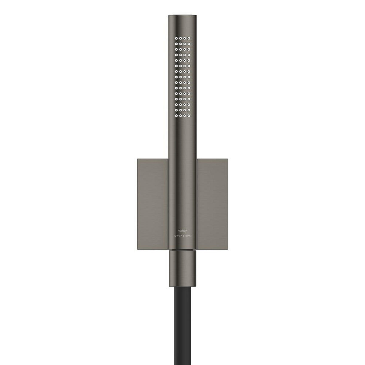 Grohe Rainshower Aqua Stick Ankastre Bağlantılı Manyetik El Duşu Seti, 2 Akışlı, Fırçalı Sert Grafit (Siyah Duş Hortumu) - Ürün Görseli