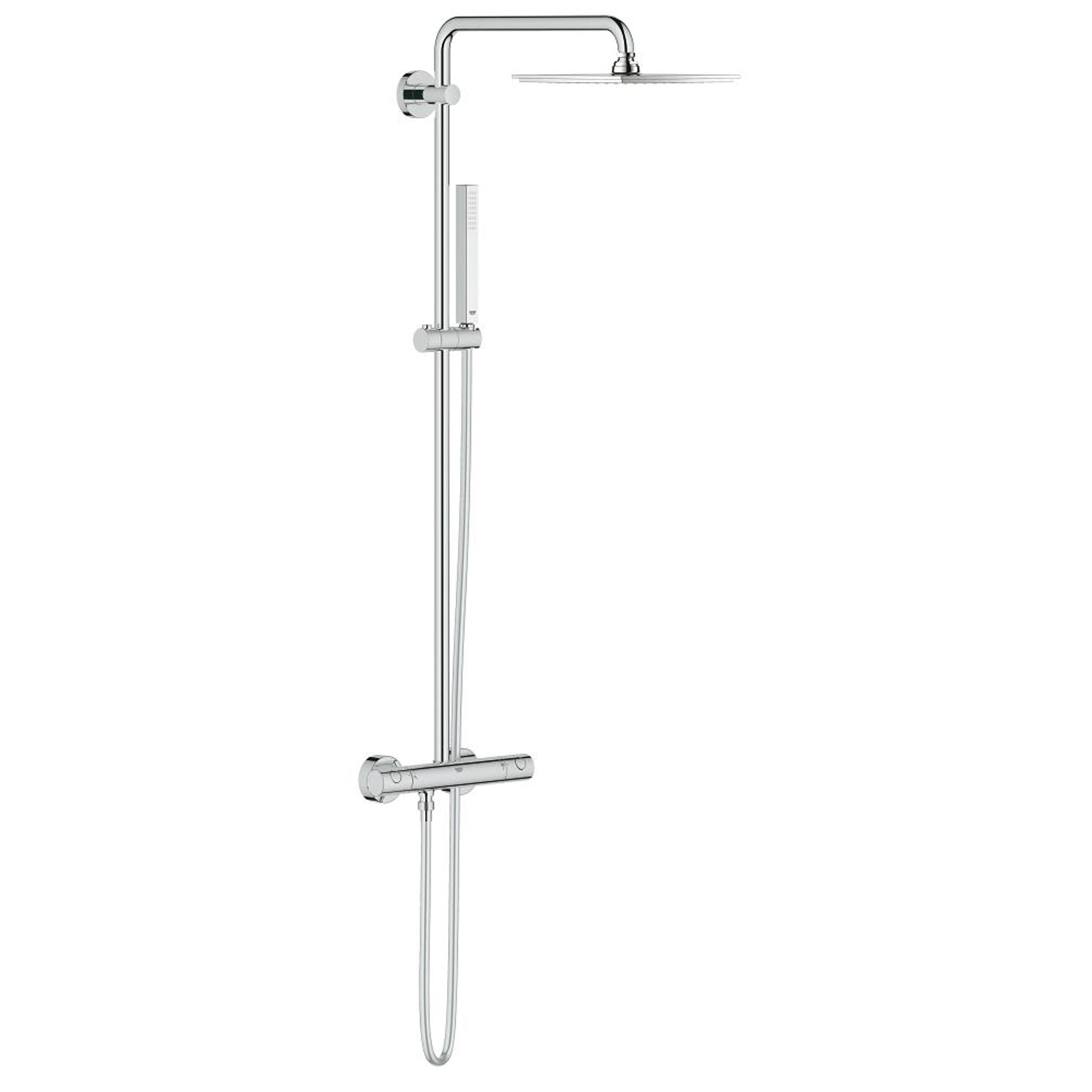 Grohe Euphoria System 230 Kolonlu Duş Paneli, Termostatik Duş Bataryası ile Birlikte - Ürün Görseli