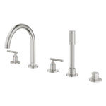 Grohe Atrio Private Collection 5 Delikli Ankastre Küvet Bataryası (Sıva Üstü Grubu), Paslanmaz Çelik - Ürün Görseli