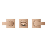 Grohe Allure 3 Delikli Ankastre Lavabo Bataryası (Sıva Üstü Grubu), Fırçalı Bakır - Ürün Görseli