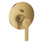 Grohe Lineare Ankastre Banyo/Duş Bataryası (Sıva Üstü Grubu), 2 Yollu, Fırçalı Altın - Ürün Görseli
