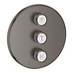 Grohe SmartControl Akış Kontrollü Ankastre Yönlendirici (3 Yollu, Sıva Üstü Grubu), Fırçalı Sert Grafit - Ürün Görseli