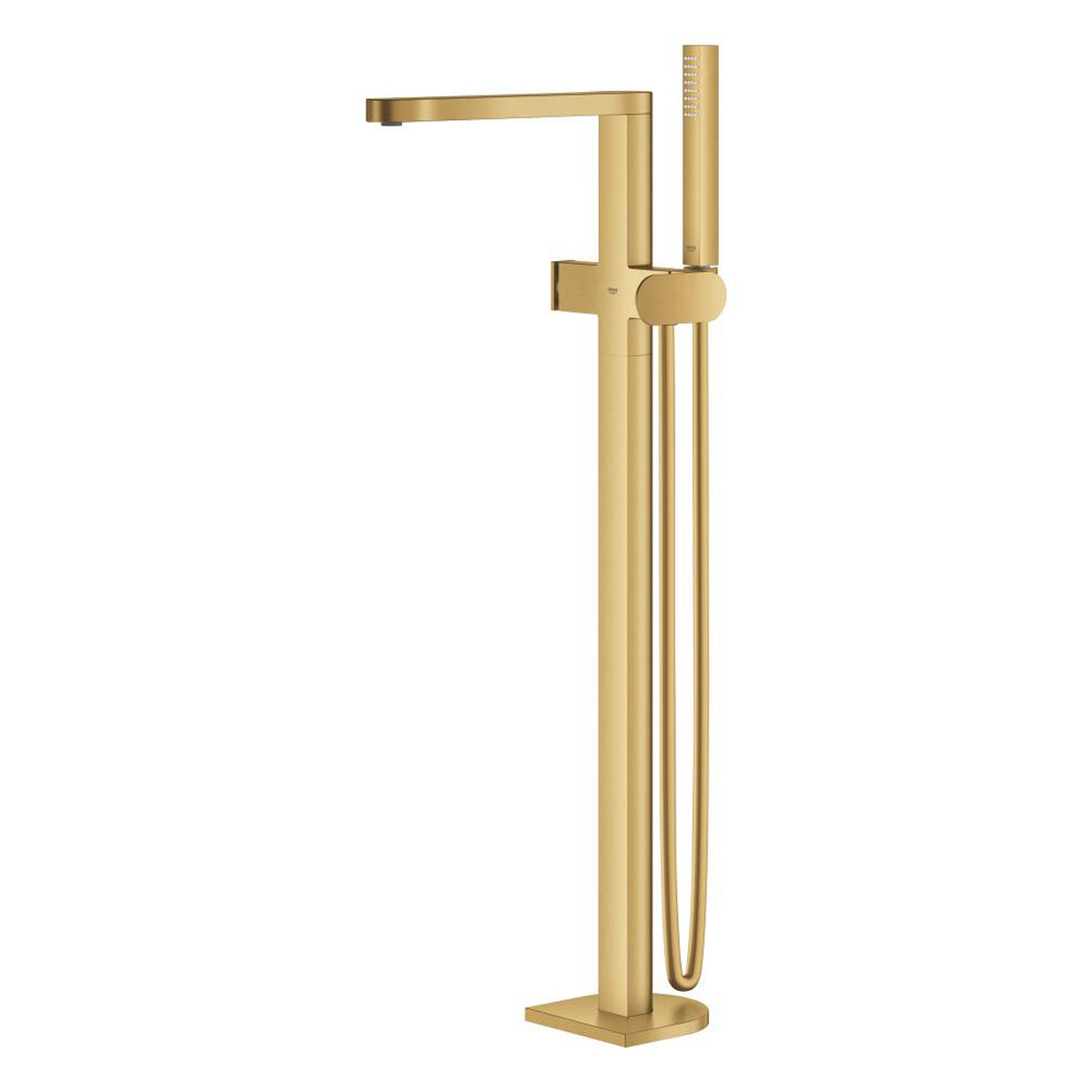 Grohe Plus Yerden Küvet Bataryası (Sıva Üstü Grubu), Fırçalı Altın - Ürün Görseli