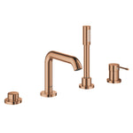 Grohe Essence 4 Delikli Küvet Bataryası (Sıva Üstü Grubu), Bakır - Ürün Görseli