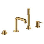 Grohe Essence Dört Delikli Ankastre Küvet Bataryası (Sıva Üstü Grubu), Altın - Ürün Görseli