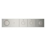 Grohe Grohtherm Aqua Tiles SmartControl Termostatik Ankastre Banyo Bataryası, 3 Çıkışlı, Paslanmaz Çelik (Sıva Üstü Grubu) - Ürün Görseli