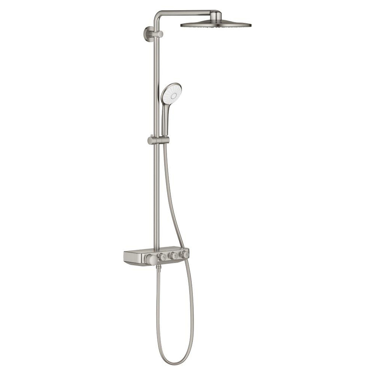 Grohe Euphoria SmartControl 310 Duo Duş Sistemi, Duvara Monte, Termostatik Bataryalı Duş Kolonu, Paslanmaz Çelik - Ürün Görseli