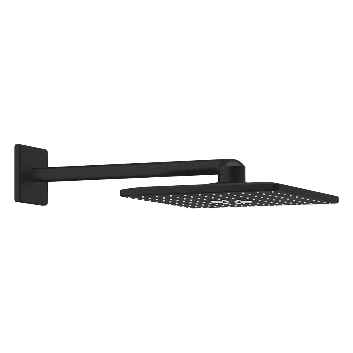Grohe Rainshower SmartActive 310 Cube Tepe Duşu Seti, 31 cm, 2 Akışlı, Hayalet Siyah - Ürün Görseli