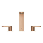 Grohe Plus 3 Delikli Ankastre Lavabo Bataryası, Sifon Kumandalı, Fırçalı Bakır - Ürün Görseli