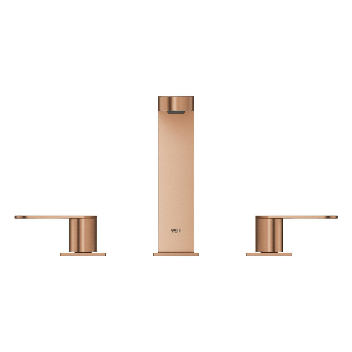 Grohe Plus 3 Delikli Ankastre Lavabo Bataryası, Sifon Kumandalı, Fırçalı Bakır - Ürün Görseli