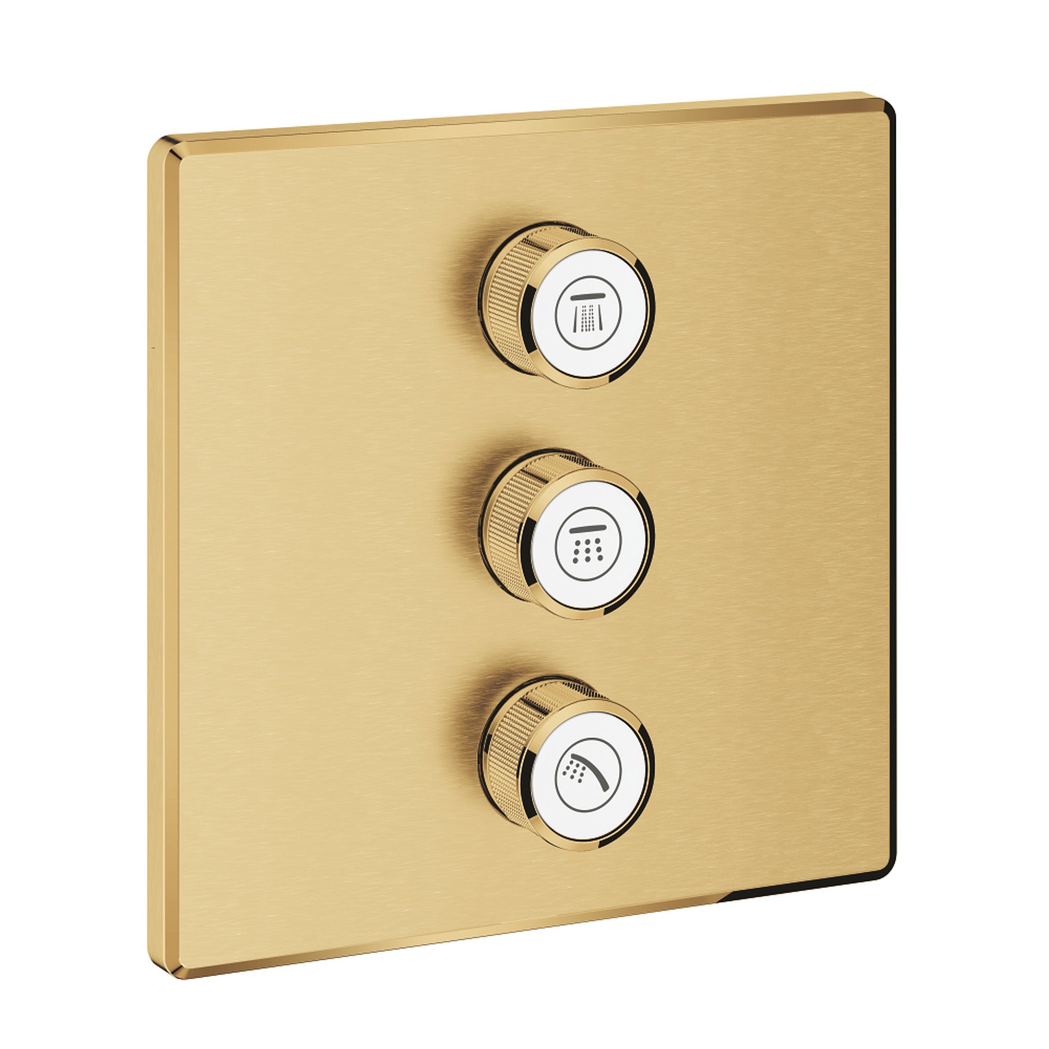 Grohe Grohtherm SmartControl Akış Kontrollü Ankastre Yönlendirici (3 Yollu, Sıva Üstü Grubu), Fırçalı Altın - Ürün Görseli