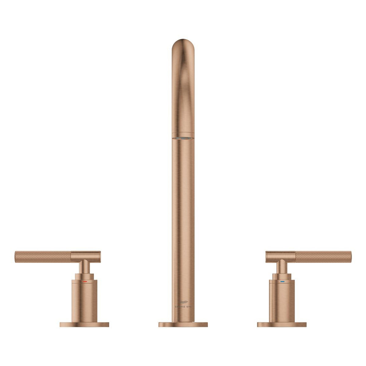 Grohe Atrio Private Collection 3 Delikli Ankastre Sifon Kumandalı Lavabo Bataryası (L-Boy), Fırçalı Bakır - Ürün Görseli