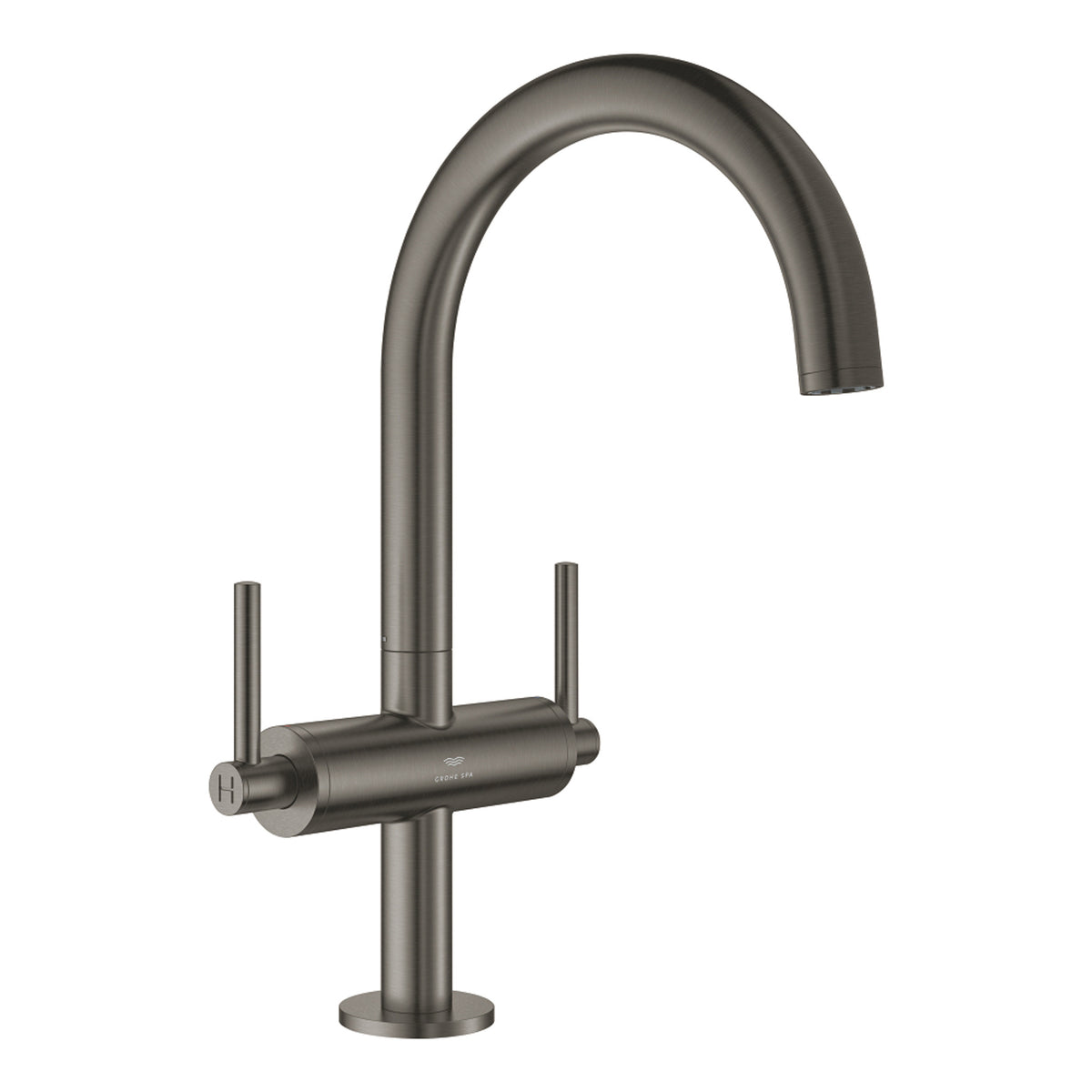 Grohe Atrio Yüksek Lavabo Bataryası (L-Boy), Fırçalı Sert Grafit - Ürün Görseli