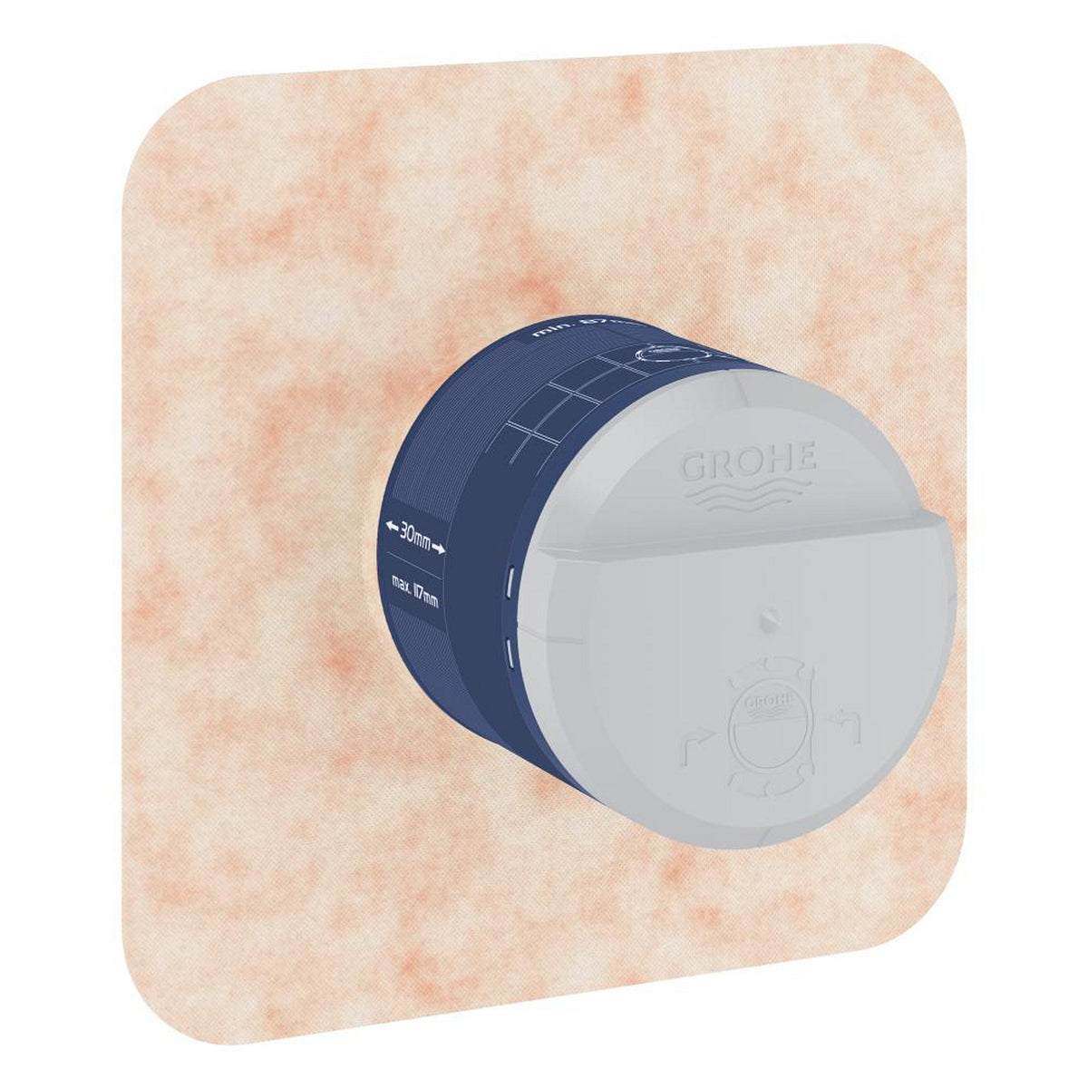 Grohe Rainshower Aqua Tepe Duşu, 2 Akışlı (Sıva Altı Grubu) - Ürün Görseli