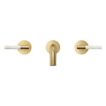 Grohe Atrio Private Collection 3 Delikli Ankastre Lavabo Bataryası (Sıva Üstü Grubu) Fırçalı Altın - Ürün Görseli