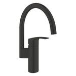 Grohe Eurosmart Kuğu Borulu Eviye Bataryası, Mat Siyah - Ürün Görseli