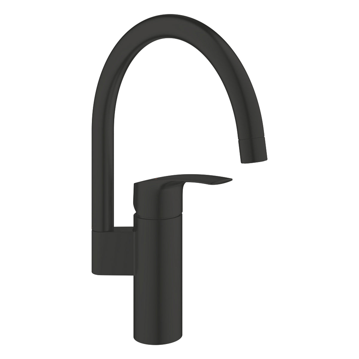 Grohe Eurosmart Kuğu Borulu Eviye Bataryası, Mat Siyah - Ürün Görseli