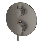 Grohe Atrio Termostatik Banyo/Duş Bataryası (Sıva Üstü Grubu), 2 Yollu, Fırçalı Sert Grafit - Ürün Görseli
