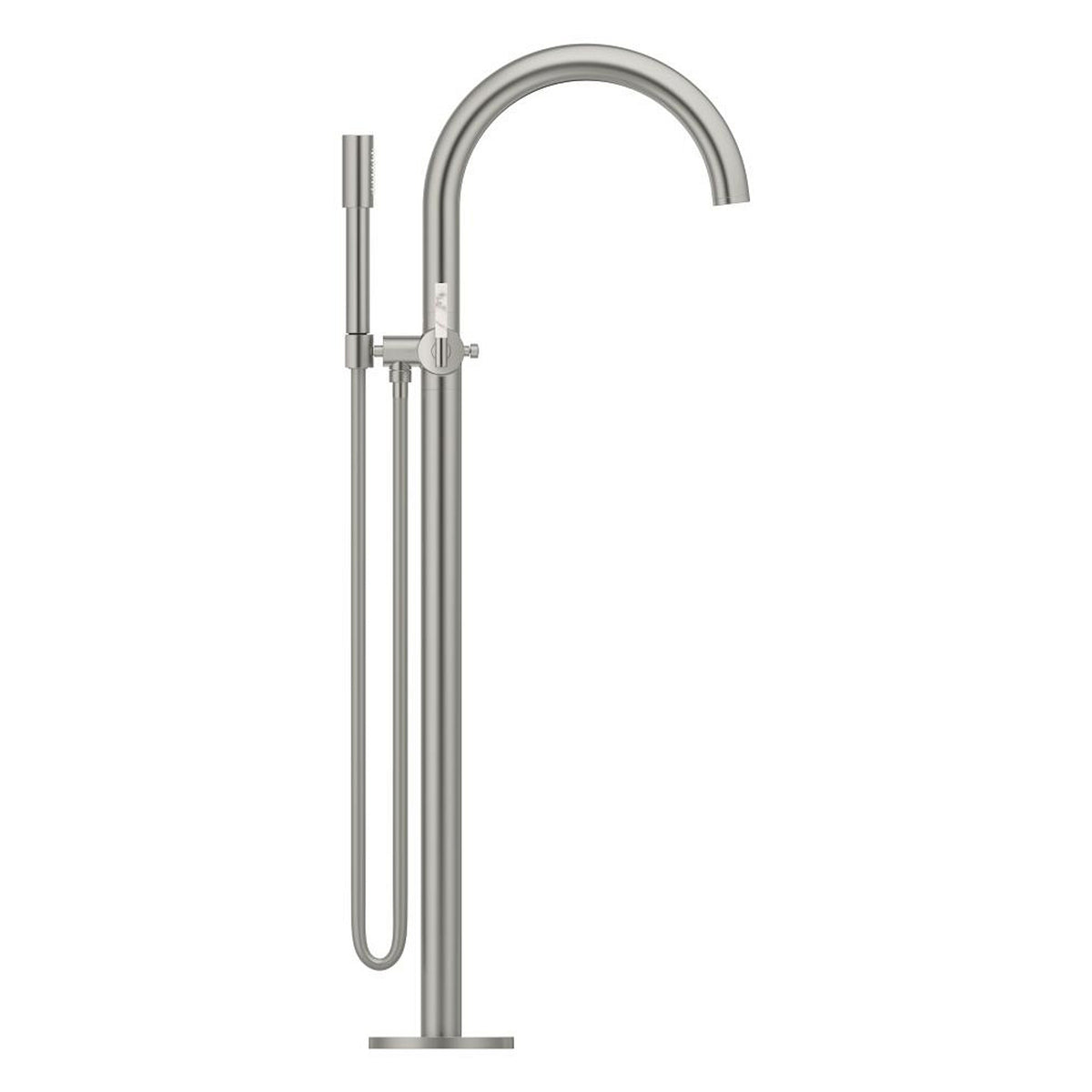 Grohe Atrio Private Collection Tek Yerden Küvet Bataryası (Sıva Üstü Grubu), Saten Çelik - Ürün Görseli