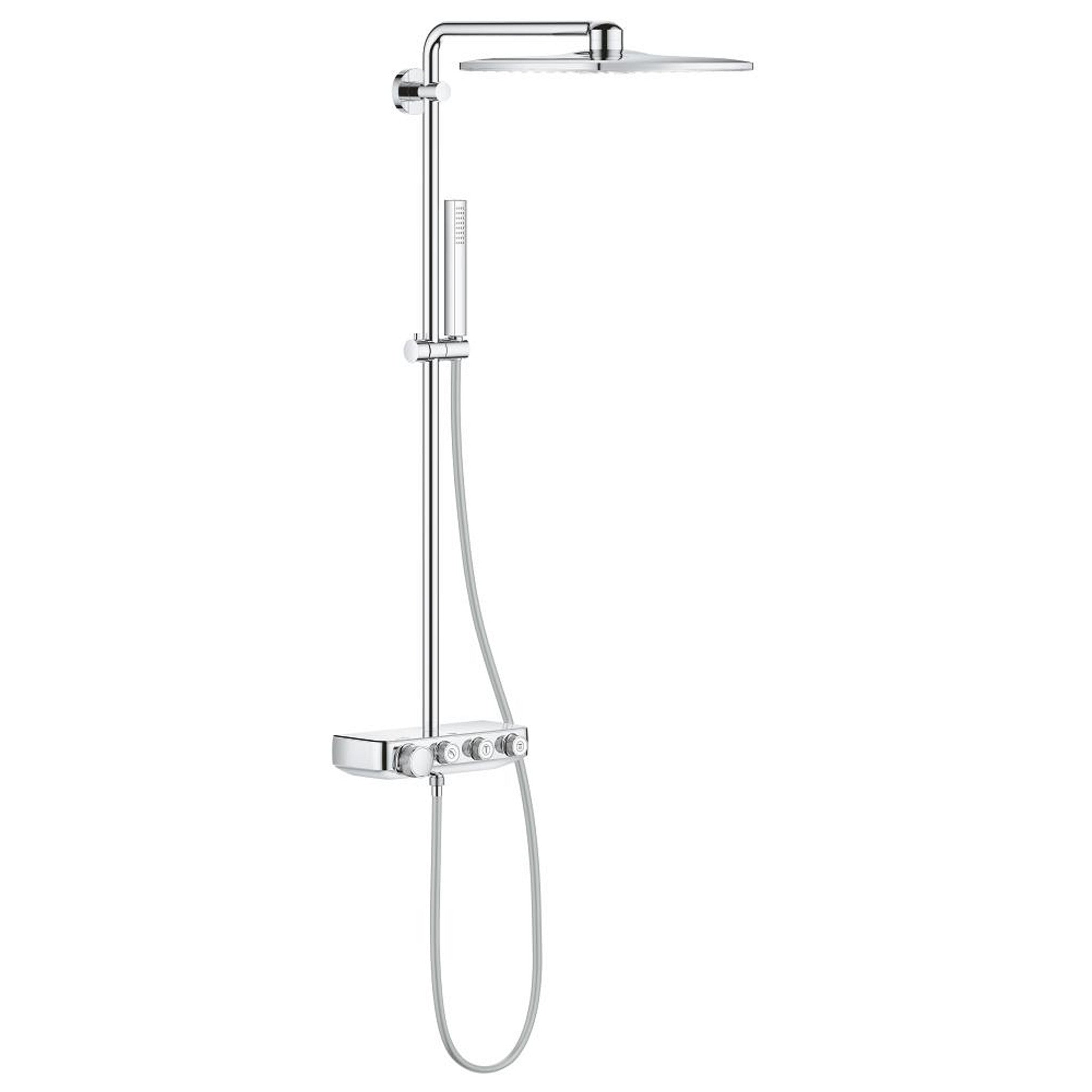 Grohe Euphoria SmartControl System 310 Cube Duo Duvara Monte Termostatik Bataryalı Duş Kolonu - Ürün Görseli