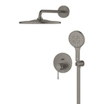 Grohe Essence Ankastre Banyo/Duş Bataryası, Tepe ve El Duşu Seti, Fırçalı Sert Grafit - Ürün Görseli