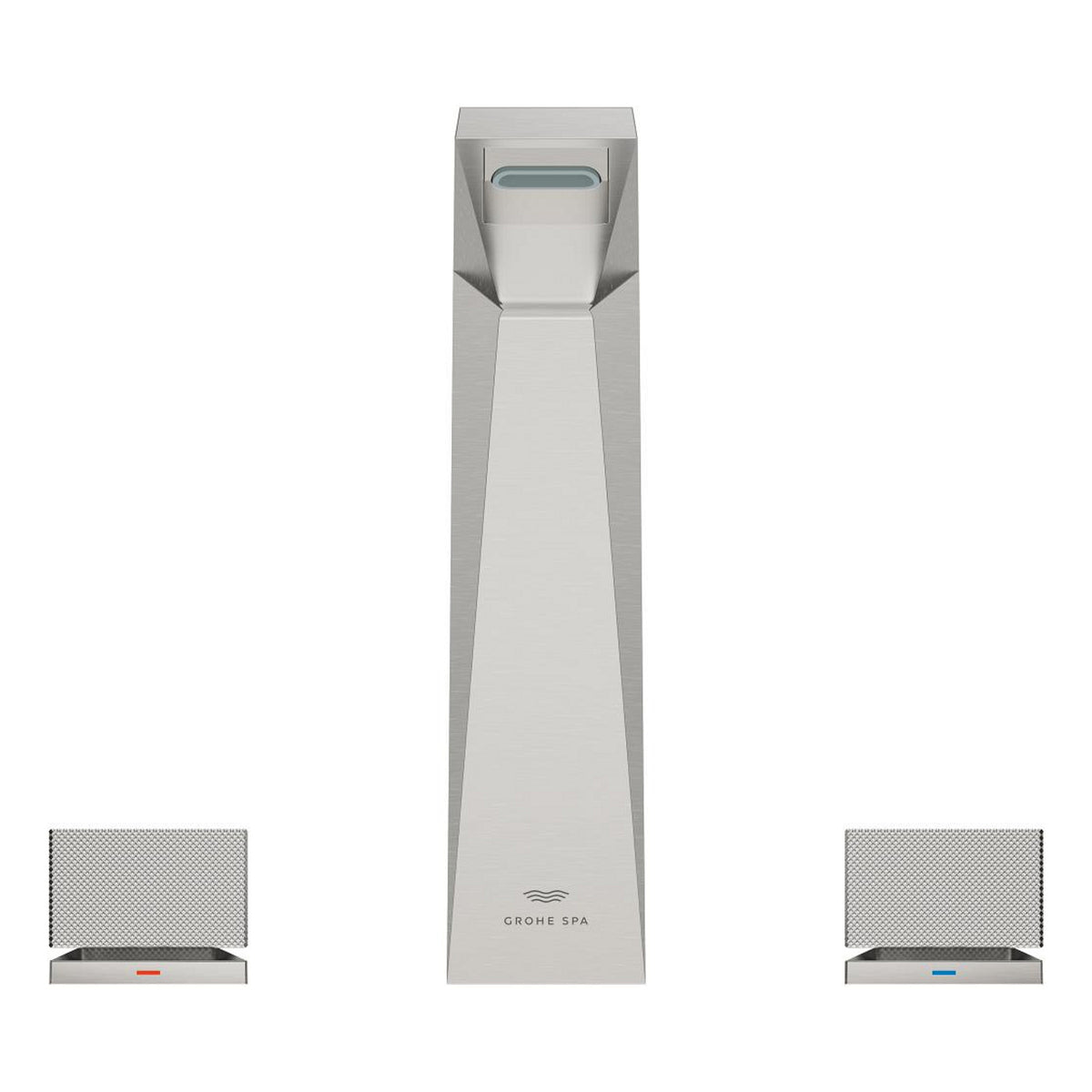 Grohe Allure Brilliant Private Collection L-Boy, 3 Delikli Lavabodan Ankastre Lavabo Bataryası, Sifon Kumandalı, Paslanmaz Çelik - Ürün Görseli