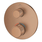 Grohe Atrio Private Collection Ankastre Termostatik Banyo Bataryası (2 Yollu, Sıva Üstü Grubu), Fırçalı Bakır - Ürün Görseli