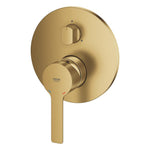 Grohe Lineare Ankastre Banyo Bataryası (3 Yollu, Sıva Üstü Grubu), Fırçalı Altın - Ürün Görseli