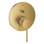 Grohe Essence New Ankastre Banyo/Duş Bataryası (Sıva Üstü Grubu), Fırçalı Altın - Ürün Görseli