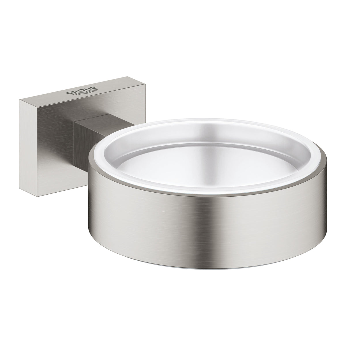 Grohe Essentials Cube Tutamak (Sabunluk Fırçalık), Paslanmaz Çelik - Ürün Görseli