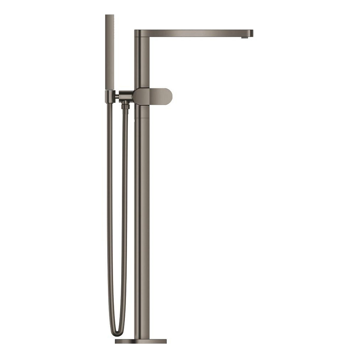 Grohe Plus Yerden Küvet Bataryası (Sıva Üstü Grubu), Fırçalı Sert Grafit - Ürün Görseli