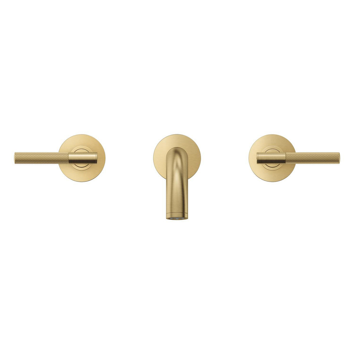 Grohe Atrio Private Collection 3 Delikli Ankastre Lavabo Bataryası (Sıva Üstü Grubu) Fırçalı Altın - Ürün Görseli
