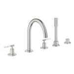 Grohe Atrio Private Collection 5 Delikli Ankastre Küvet Bataryası (Sıva Üstü Grubu), Paslanmaz Çelik - Ürün Görseli