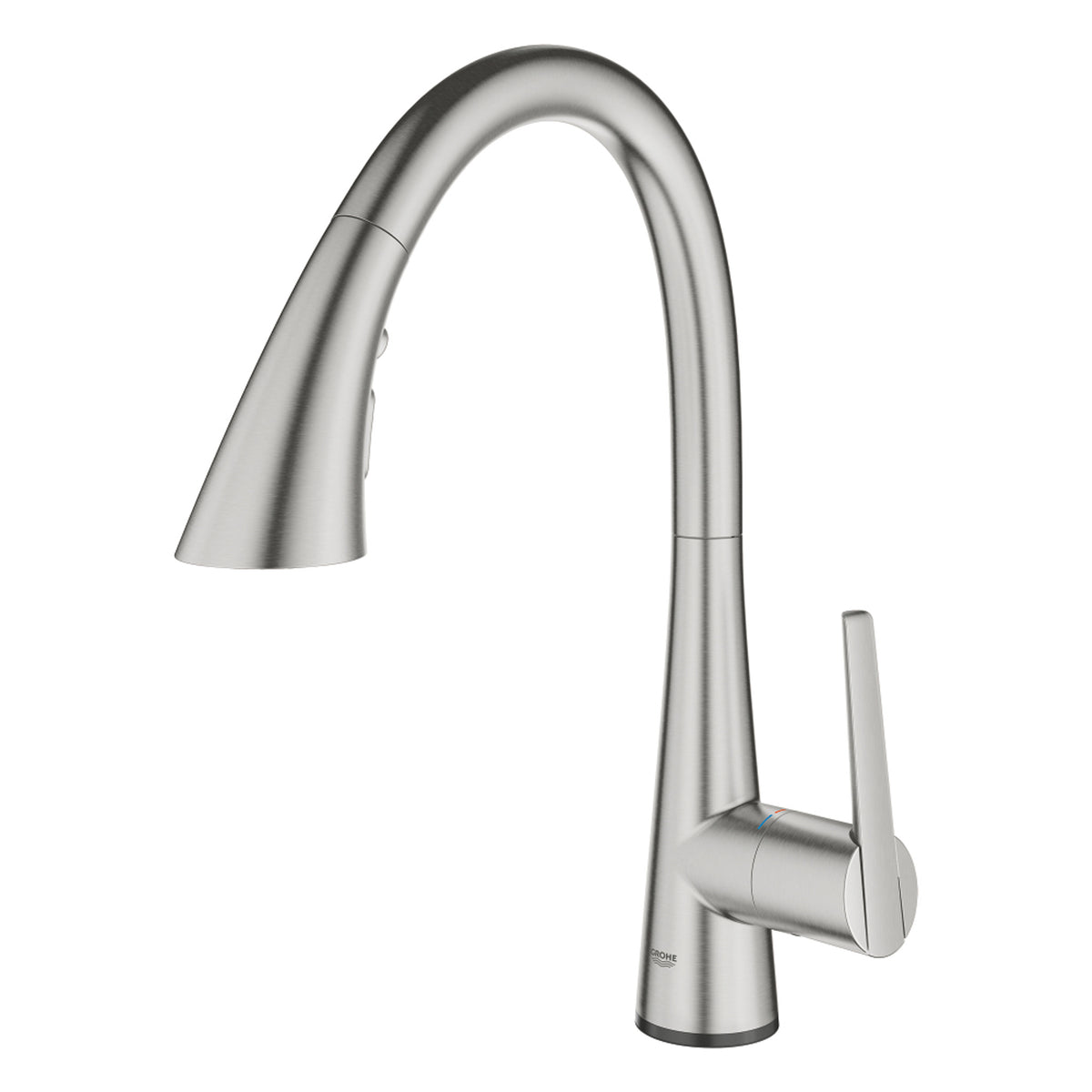 Grohe Zedra Touch Elektronik Spiralli Eviye Bataryası, Paslanmaz Çelik - Ürün Görseli