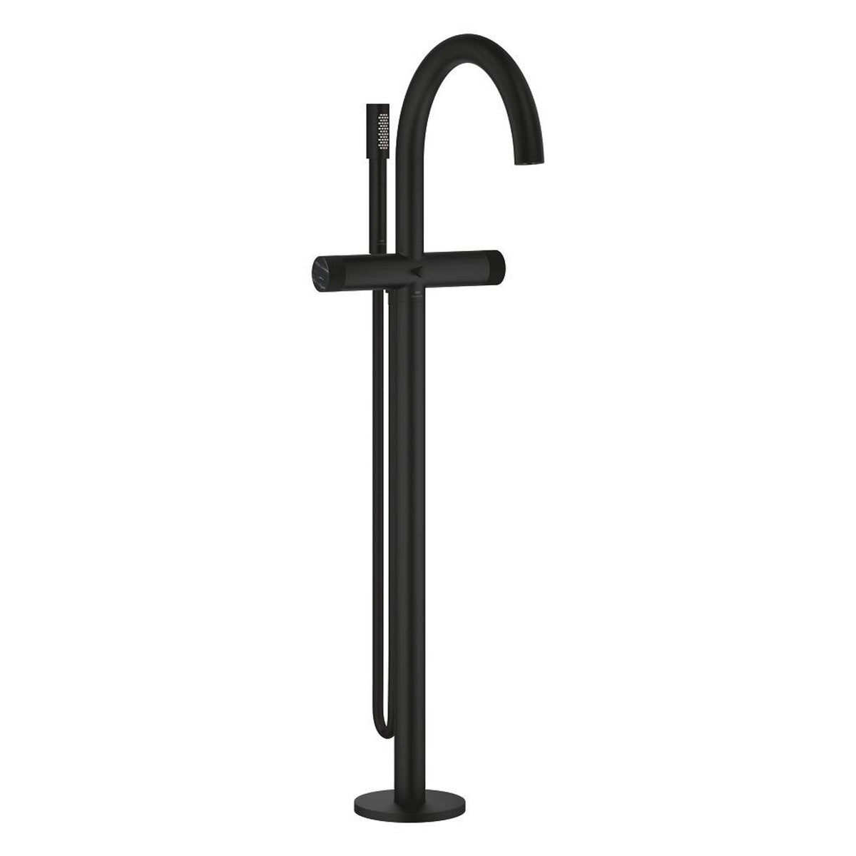 Grohe Atrio Private Collection Tek Yerden Küvet Bataryası (Sıva Üstü Grubu), Hayalet Siyah - Ürün Görseli