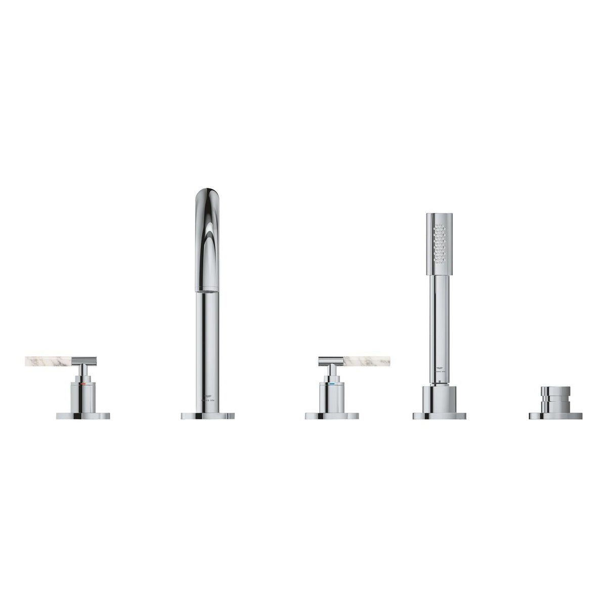 Grohe Atrio Private Collection 5 Delikli Ankastre Küvet Bataryası (Sıva Üstü Grubu) - Ürün Görseli